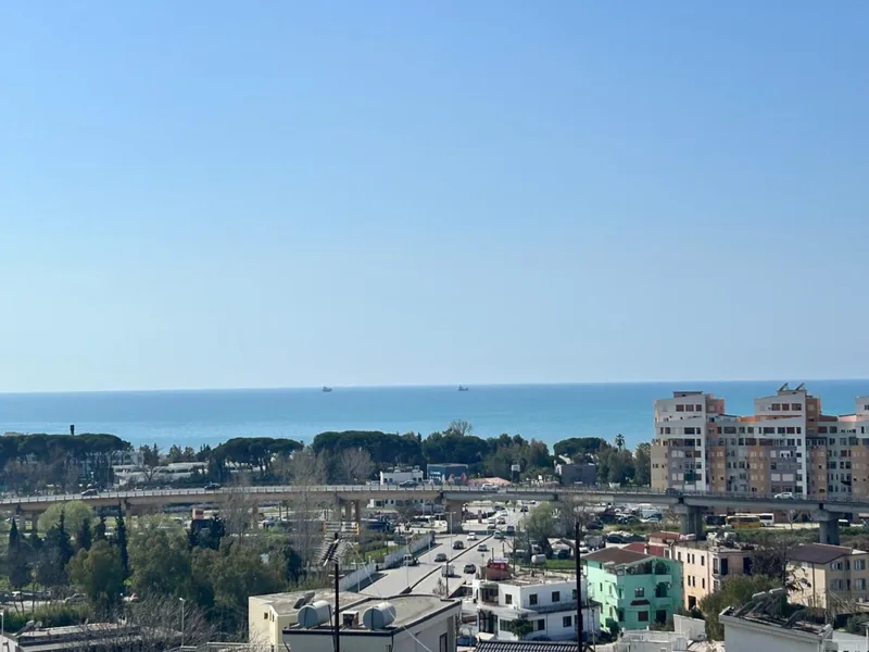 Actual Adriatic Sea and coastline view
